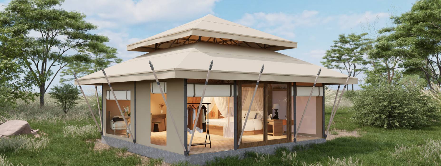 普兰店市户外野奢帐篷